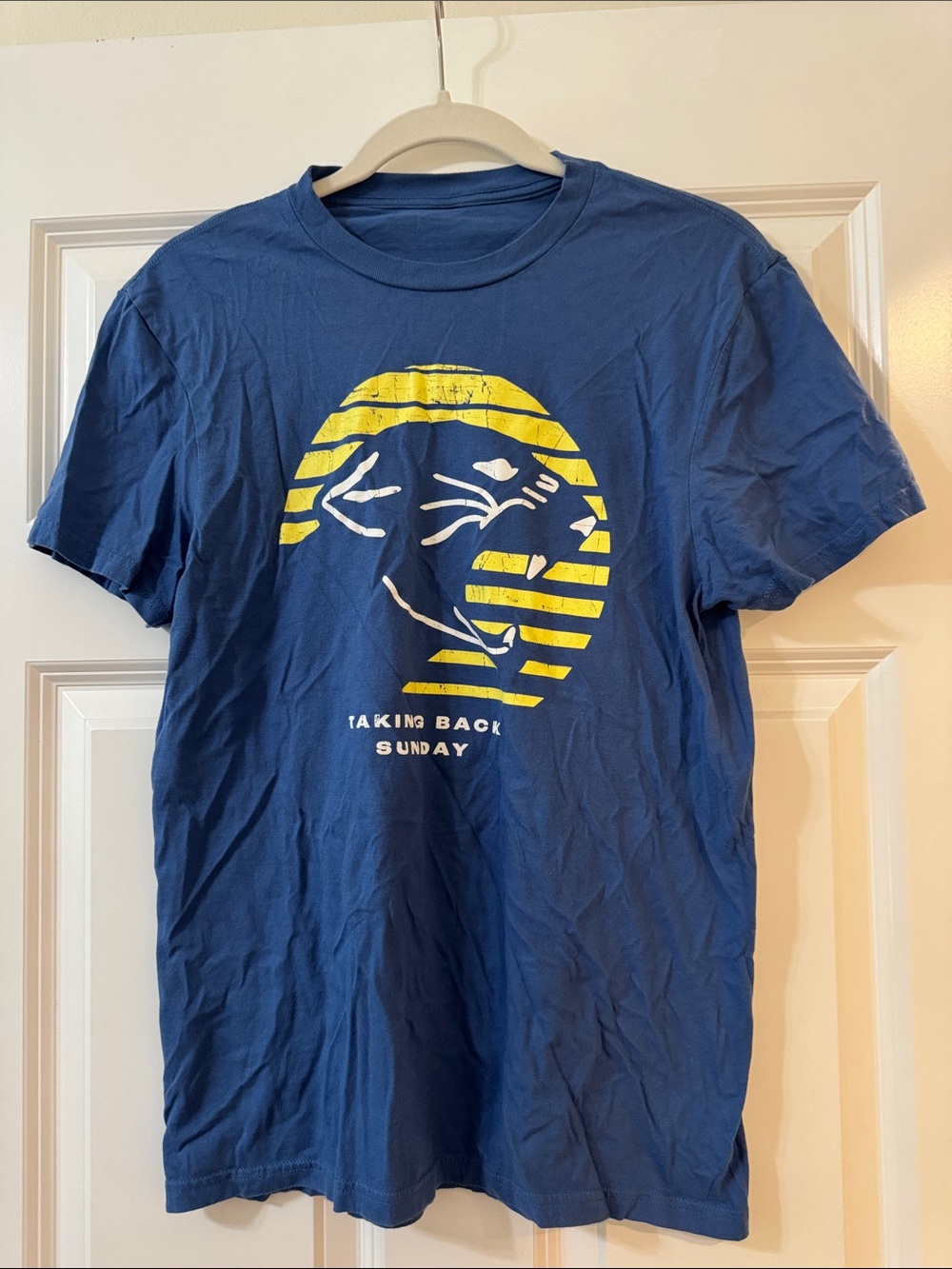 Band Tee Taking Back Sunday Graphic Tee with Yellow Print